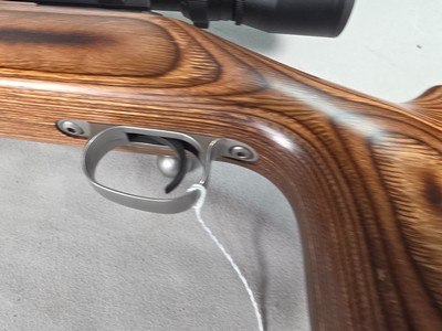 9379Savage Model 12, 22-250,laminated stock, steel barrel, ebony forend cap, 24: barrel, Whitetail 6.5x20x50 scope,More pictures at DawsonsDoubles - Image 5 of 25