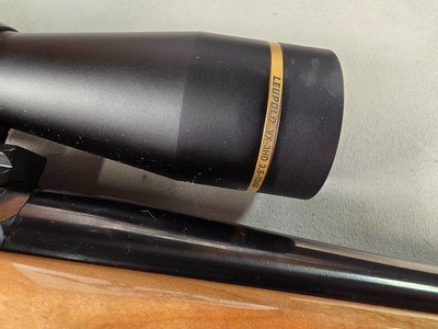 9398Browning X Bolt, 270 Cal, 22” barrel, Rosewood cap, muzzle brake, Leupold 3.5x10x40 , Tiger striped wood, with box, More pictures AT DawsonsDoub - Image 20 of 25