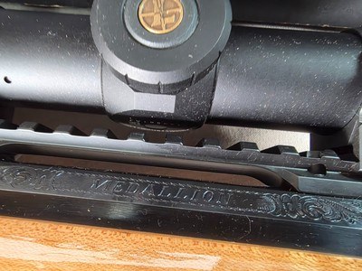 9398Browning X Bolt, 270 Cal, 22” barrel, Rosewood cap, muzzle brake, Leupold 3.5x10x40 , Tiger striped wood, with box, More pictures AT DawsonsDoub - Image 8 of 25