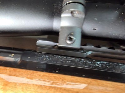 9398Browning X Bolt, 270 Cal, 22” barrel, Rosewood cap, muzzle brake, Leupold 3.5x10x40 , Tiger striped wood, with box, More pictures AT DawsonsDoub - Image 9 of 25