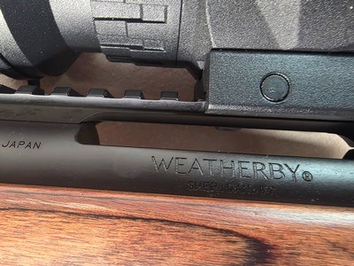 9391Weatherby Vanguard, 270 Caliber, Laminated stock, 24” barrel, cheek piece, bolt action, Sight Mark Wrath digital night vision scope, More pictur - Image 14 of 25