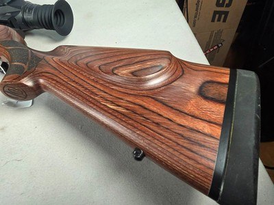 9391Weatherby Vanguard, 270 Caliber, Laminated stock, 24” barrel, cheek piece, bolt action, Sight Mark Wrath digital night vision scope, More pictur - Image 4 of 25