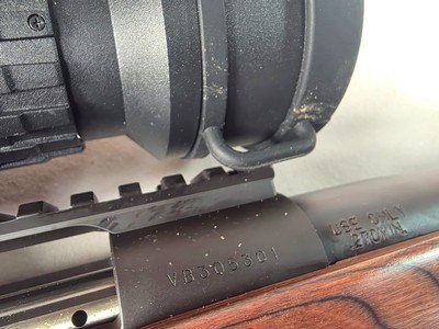 9391Weatherby Vanguard, 270 Caliber, Laminated stock, 24” barrel, cheek piece, bolt action, Sight Mark Wrath digital night vision scope, More pictur - Image 22 of 25