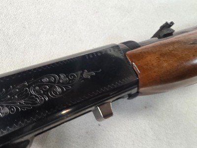 9382Browning SA 22 Long Rifle, 22” barrel, flip up sight, loads though the butt stock, More pictures at DawsonsDoubles DOT COM - Image 15 of 21
