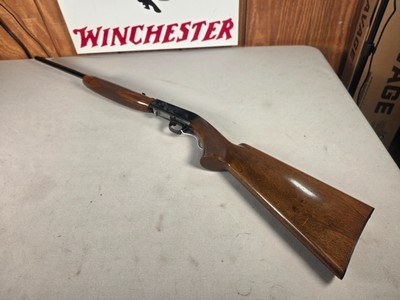 9382Browning SA 22 Long Rifle, 22” barrel, flip up sight, loads though the butt stock, More pictures at DawsonsDoubles DOT COM - Image 1 of 21
