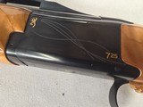 9392Browning 725Trap, 12 Gauge, 30” Barrels, Screw in choke, (sk, IC, M, IM, Full) 2 triggers, High Viz sights, tiger stiped wood, pistol grip ven - Image 8 of 21