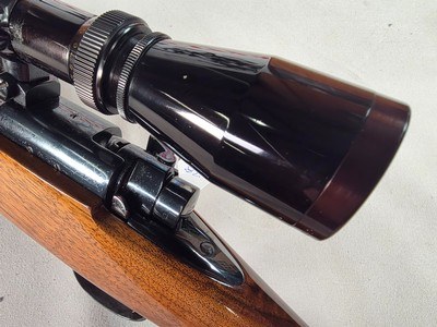 9385Winslow rifle 243 cal, 24 “ barrel, Winslow shield, rosewood caps, cheek piece, Leupold Vari X II 3x9x40.More pictures at DawsonsDoubles DOT C - Image 15 of 25