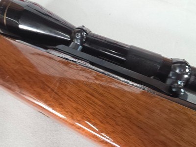 9385Winslow rifle 243 cal, 24 “ barrel, Winslow shield, rosewood caps, cheek piece, Leupold Vari X II 3x9x40.More pictures at DawsonsDoubles DOT C - Image 8 of 25