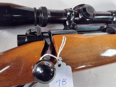 9385Winslow rifle 243 cal, 24 “ barrel, Winslow shield, rosewood caps, cheek piece, Leupold Vari X II 3x9x40.More pictures at DawsonsDoubles DOT C - Image 24 of 25