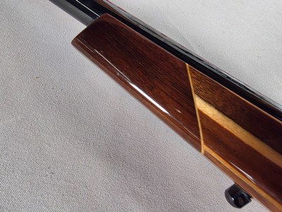 9389Winslow 300 Win mag, 26” barrels, laminated stock, cheek piece, rosewood caps, Burris scope Balvar 8B 2.5x8x40, More pictures at DawsonsDoubles - Image 12 of 25