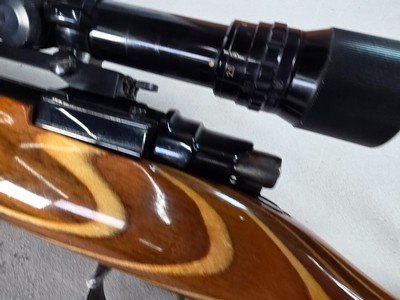 9389Winslow 300 Win mag, 26” barrels, laminated stock, cheek piece, rosewood caps, Burris scope Balvar 8B 2.5x8x40, More pictures at DawsonsDoubles - Image 9 of 25