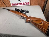 9389Winslow 300 Win mag, 26” barrels, laminated stock, cheek piece, rosewood caps, Burris scope Balvar 8B 2.5x8x40, More pictures at DawsonsDoubles - Image 4 of 25