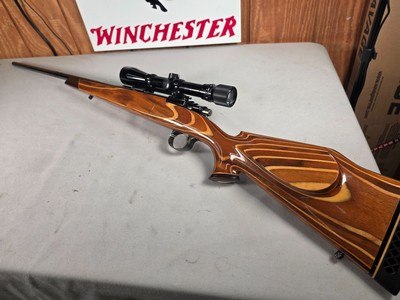 9389Winslow 300 Win mag, 26” barrels, laminated stock, cheek piece, rosewood caps, Burris scope Balvar 8B 2.5x8x40, More pictures at DawsonsDoubles - Image 4 of 25