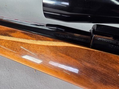 9389Winslow 300 Win mag, 26” barrels, laminated stock, cheek piece, rosewood caps, Burris scope Balvar 8B 2.5x8x40, More pictures at DawsonsDoubles - Image 11 of 25