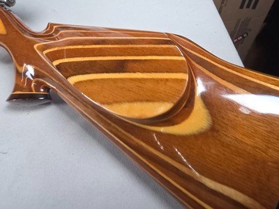 9389Winslow 300 Win mag, 26” barrels, laminated stock, cheek piece, rosewood caps, Burris scope Balvar 8B 2.5x8x40, More pictures at DawsonsDoubles - Image 7 of 25