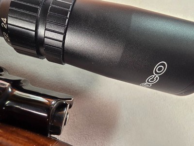 9386Winslow Rifle, 270 Cal, 24 “ barrel, cheek piece, rosewood caps, Winslow Sheild, checkered stock, tasco 6x24x40, More pictures AT DawsonsDoubles - Image 10 of 25