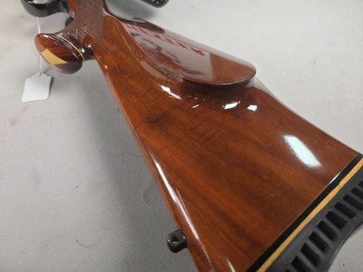 9386Winslow Rifle, 270 Cal, 24 “ barrel, cheek piece, rosewood caps, Winslow Sheild, checkered stock, tasco 6x24x40, More pictures AT DawsonsDoubles - Image 4 of 25