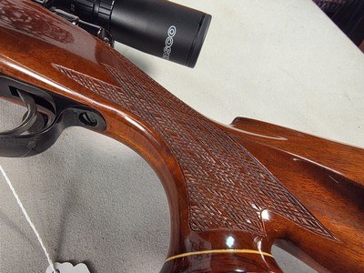 9386Winslow Rifle, 270 Cal, 24 “ barrel, cheek piece, rosewood caps, Winslow Sheild, checkered stock, tasco 6x24x40, More pictures AT DawsonsDoubles - Image 8 of 25