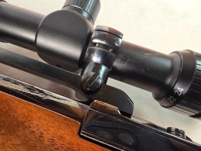 9386Winslow Rifle, 270 Cal, 24 “ barrel, cheek piece, rosewood caps, Winslow Sheild, checkered stock, tasco 6x24x40, More pictures AT DawsonsDoubles - Image 11 of 25