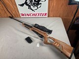 9384Winchester XPR 270 Cal, 22” Barrel, muzzle brake, laminated thumb hole stock, 2 mags, bolt action, Sight Mark Wrath Digital Night vision scope, - Image 3 of 25