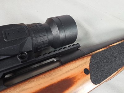 9384Winchester XPR 270 Cal, 22” Barrel, muzzle brake, laminated thumb hole stock, 2 mags, bolt action, Sight Mark Wrath Digital Night vision scope, - Image 25 of 25