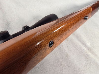 9387 Winslow Rifle prototype, 7MM Rem mag, rosewood type cheek piece, Burris Full Field II 3x9x40, More pictures at DawsonsDoubles DOT COM - Image 21 of 25