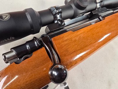 9387 Winslow Rifle prototype, 7MM Rem mag, rosewood type cheek piece, Burris Full Field II 3x9x40, More pictures at DawsonsDoubles DOT COM - Image 3 of 25