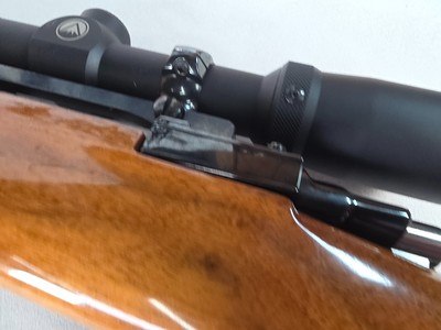 9387 Winslow Rifle prototype, 7MM Rem mag, rosewood type cheek piece, Burris Full Field II 3x9x40, More pictures at DawsonsDoubles DOT COM - Image 1 of 25