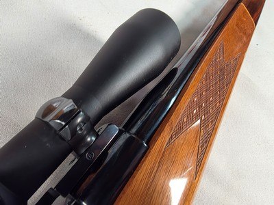 9387 Winslow Rifle prototype, 7MM Rem mag, rosewood type cheek piece, Burris Full Field II 3x9x40, More pictures at DawsonsDoubles DOT COM - Image 22 of 25