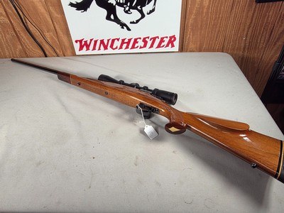 9387 Winslow Rifle prototype, 7MM Rem mag, rosewood type cheek piece, Burris Full Field II 3x9x40, More pictures at DawsonsDoubles DOT COM - Image 4 of 25
