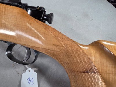 9383 Springfield 1903 Custom 30-06 Cal, 22 “ barrel, silver engraved floor plate, ivory inserts, turned barrel, bolt action, rosewood cap, More pictur - Image 9 of 20