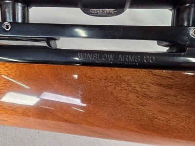 9388Winslow 30-06 rifle, checkered stock, cheek piece, Burris full field II 3x9x40 scope, More pictures at DawsonsDoubles DOT COM - Image 13 of 18
