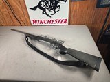 9399Browning Stalker A- Bolt, 270 Cal, 22’ Barrel, Bermuth muzzle brake, Stainless steel, sling, Leupold Vari-X compact 3x9, composite stock,More - Image 1 of 25