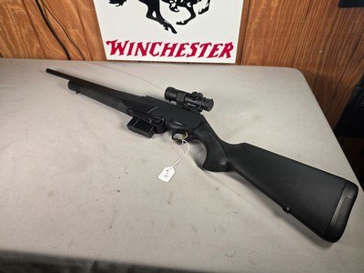 9400Browning Bar MK3, 308 Cal, 18” barrel, black composite, Fire field red dot, More pictures at DawsonsDoubles DOT COM - Image 1 of 25