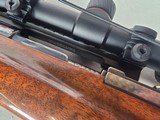 9417Mauser 98 Custom, 240 cal mag, rosewood cap, cheek piece, Hardline crimson trace 4x12x40, thumb hole stock, More pictures at DawsonsDoubles Dot - Image 6 of 25