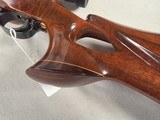 9417Mauser 98 Custom, 240 cal mag, rosewood cap, cheek piece, Hardline crimson trace 4x12x40, thumb hole stock, More pictures at DawsonsDoubles Dot - Image 4 of 25
