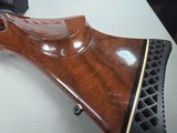 9417Mauser 98 Custom, 240 cal mag, rosewood cap, cheek piece, Hardline crimson trace 4x12x40, thumb hole stock, More pictures at DawsonsDoubles Dot - Image 2 of 25