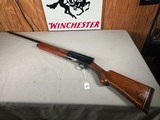 9416Browning Belgium A5, 12 gauge magnum, 30” barrel, FULL choke, Round knob, long tang, Browning butt pad, all original, plan barrel, some crazing,