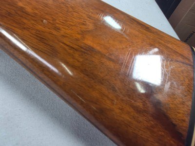 9416Browning Belgium A5, 12 gauge magnum, 30” barrel, FULL choke, Round knob, long tang, Browning butt pad, all original, plan barrel, some crazing, - Image 4 of 24