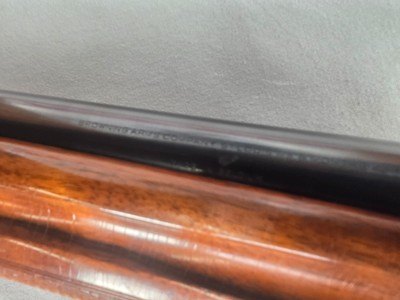 9416Browning Belgium A5, 12 gauge magnum, 30” barrel, FULL choke, Round knob, long tang, Browning butt pad, all original, plan barrel, some crazing, - Image 11 of 24