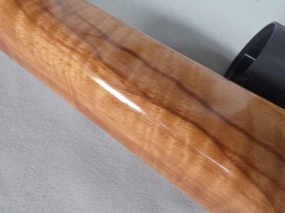 9418Mauser 98270 Cal customized sporting, made in 1943, rosewood caps, cheek piece, Burris Full Field II 3x9x40 scope, More pictures at DawsonsDou - Image 24 of 25