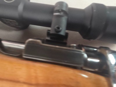 9418Mauser 98270 Cal customized sporting, made in 1943, rosewood caps, cheek piece, Burris Full Field II 3x9x40 scope, More pictures at DawsonsDou - Image 7 of 25