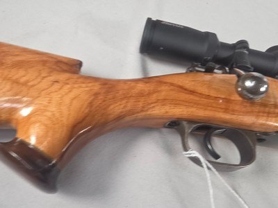 9418Mauser 98270 Cal customized sporting, made in 1943, rosewood caps, cheek piece, Burris Full Field II 3x9x40 scope, More pictures at DawsonsDou - Image 22 of 25