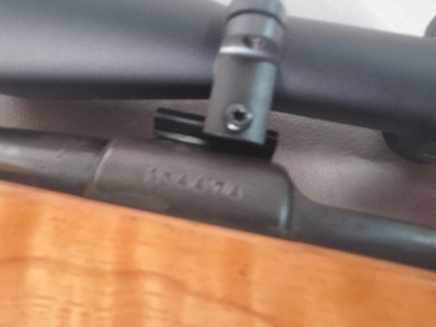 9418Mauser 98270 Cal customized sporting, made in 1943, rosewood caps, cheek piece, Burris Full Field II 3x9x40 scope, More pictures at DawsonsDou - Image 8 of 25