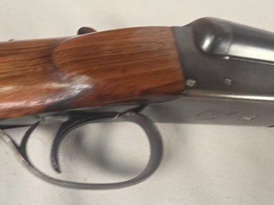 9419LC Higgins made by AFA, 12 Gauge, 28” barrels, M/F, Single trigger, custom checkered stock, butt pad, pistol grip, 14 1/2 LOP, More pictures at - Image 24 of 25