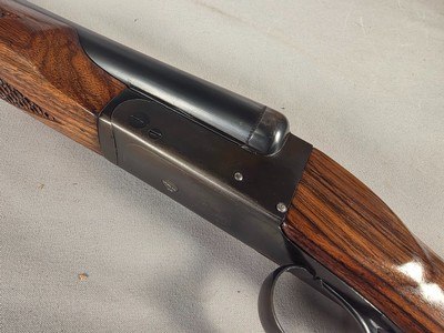 9419LC Higgins made by AFA, 12 Gauge, 28” barrels, M/F, Single trigger, custom checkered stock, butt pad, pistol grip, 14 1/2 LOP, More pictures at - Image 2 of 25