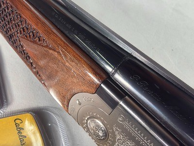 9402Beretta Silver Pigeon I, 12 Gauge, 26” barrels, custom checkering, Screw in chokes, 3 SK, 2 Mod, full, 2 IC, 14 1/2 LOP, pistol grip, more pictu - Image 19 of 25