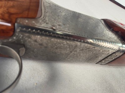 9334 Winchester 101 Grand European, 12 Gauge, 28” Barrels, IC/MOD, ejectors, AAA+++ gorgeous highly figured walnut stock, pistol grip, butt plate, ven - Image 24 of 25