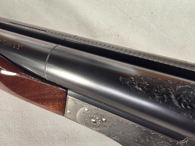 9021 Winchester Model 23 Golden Quail, 20 Gauge, 26” barrels, IC/MOD, only 500 made, this is number 82, beautiful wood AAA+++ feather crotch, 14 1/4 L - Image 17 of 25