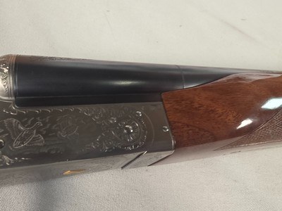 9021 Winchester Model 23 Golden Quail, 20 Gauge, 26” barrels, IC/MOD, only 500 made, this is number 82, beautiful wood AAA+++ feather crotch, 14 1/4 L - Image 22 of 25